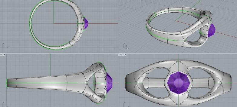 犀牛珠宝建模教程之使用ts工具对戒指建模