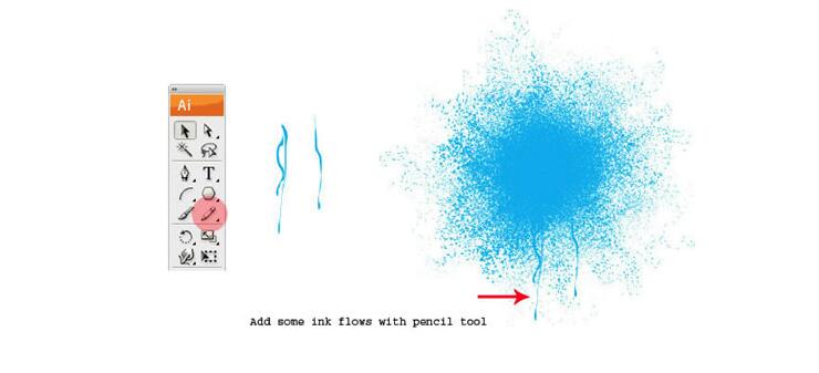 AI绘图教程，Illustrator制作色彩喷溅效果7.jpg