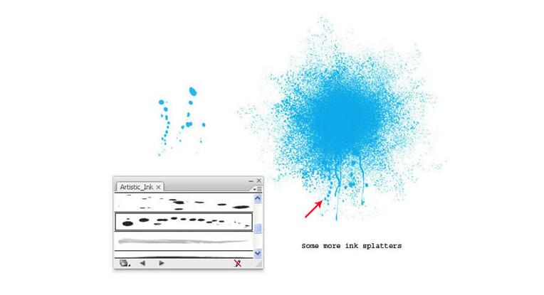 AI绘图教程，Illustrator制作色彩喷溅效果8.jpg