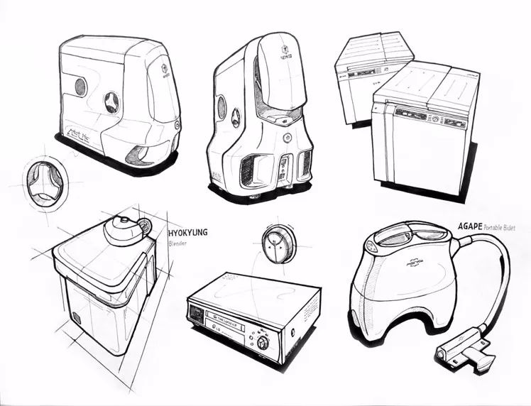 产品设计手绘表达技巧,教你产品设计线条图如何表现