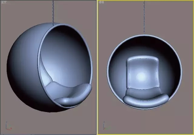 3dsMax吊椅建模教程，教你如何制作球形吊椅时尚家具