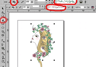 Coreldra实例图文教程，绘制时尚美女图像矢量图方法
