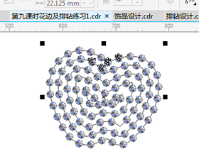 CDR服装设计实例教程，教你CorelDRAW排钻方法