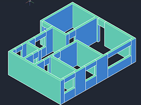 CAD建筑设计实例教程，教你创建三维建筑实体模型的方法