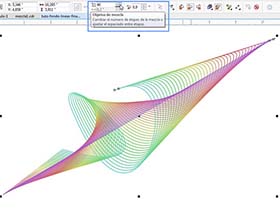 cdr实例图文教程，教你CorelDRAW抽象线条表现方法